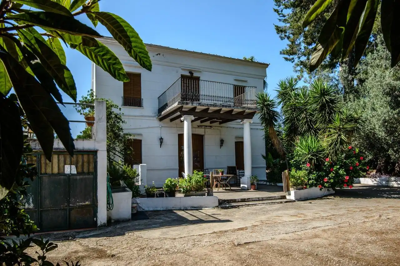 Vista exterior de Finca rústica en venda en Villanueva de Castellón amb Calefacció, Jardí privat i Terrassa