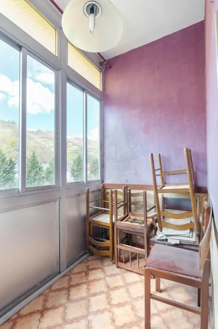 Balcony of Flat for sale in Aller