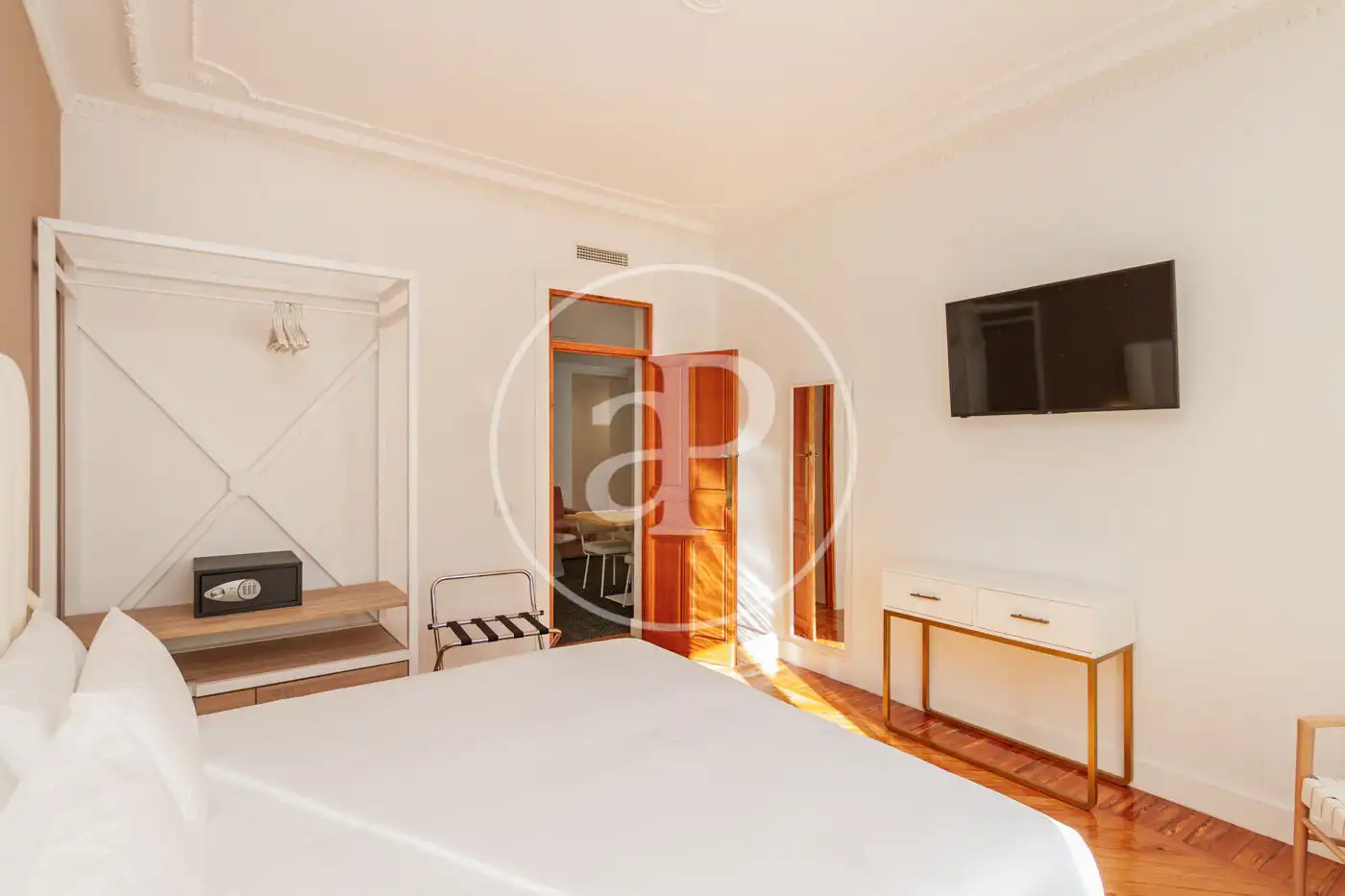 Bedroom of Attic for rent in Madrid  with Air Conditioner, Heating and Terrace