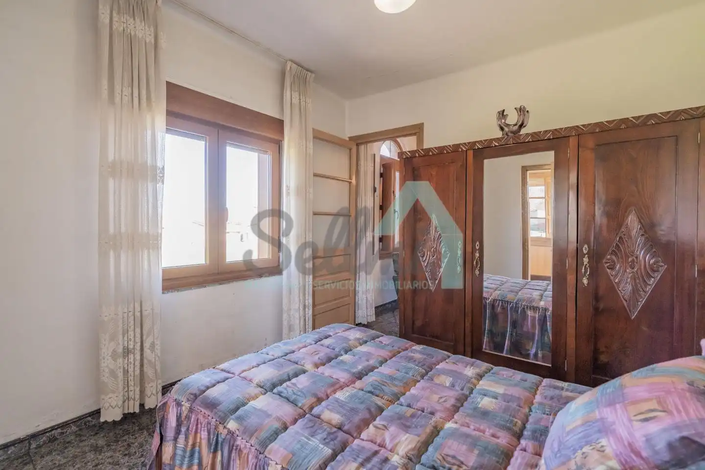 Bedroom of Detached homes for sale in Siero  with Private garden, Terrace and Storage room