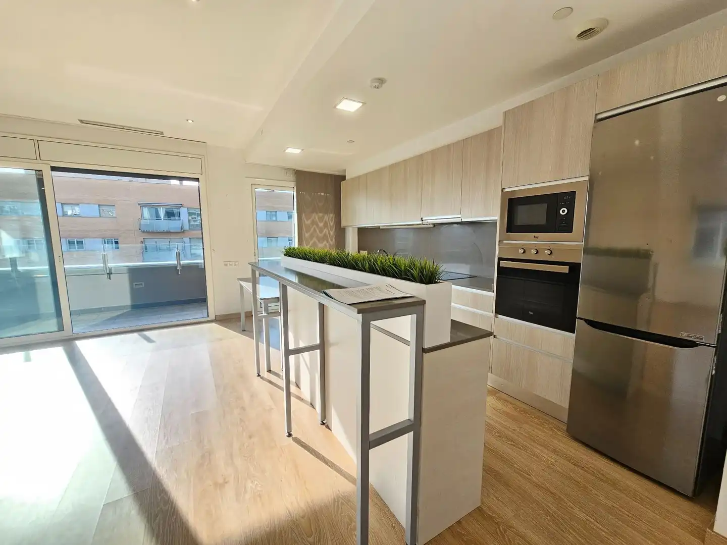 Kitchen of Flat for sale in Barcelona  with Air Conditioner, Heating and Terrace