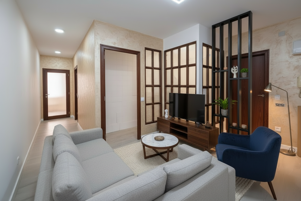 Sala d'estar de Pis en venda en Esplugues de Llobregat