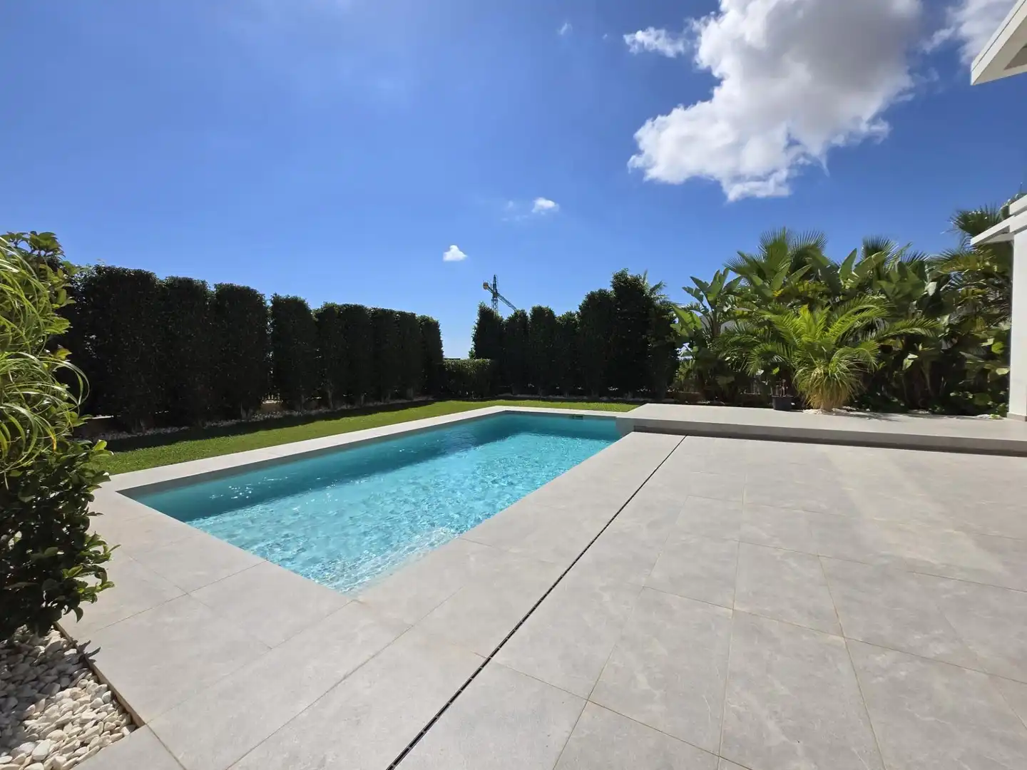 Piscina de Casa o chalet de alquiler en Finestrat con Aire acondicionado, Calefacción y Jardín privado