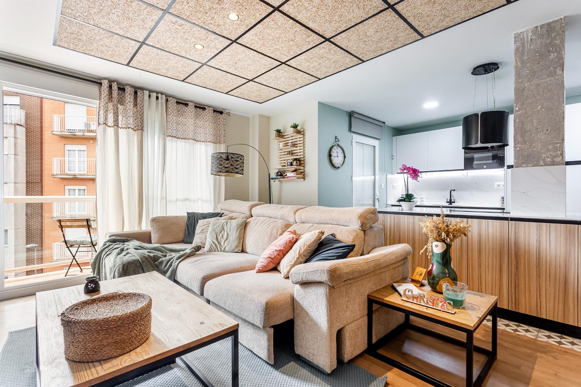 Sala de estar de Piso en venta en Buñol con Terraza