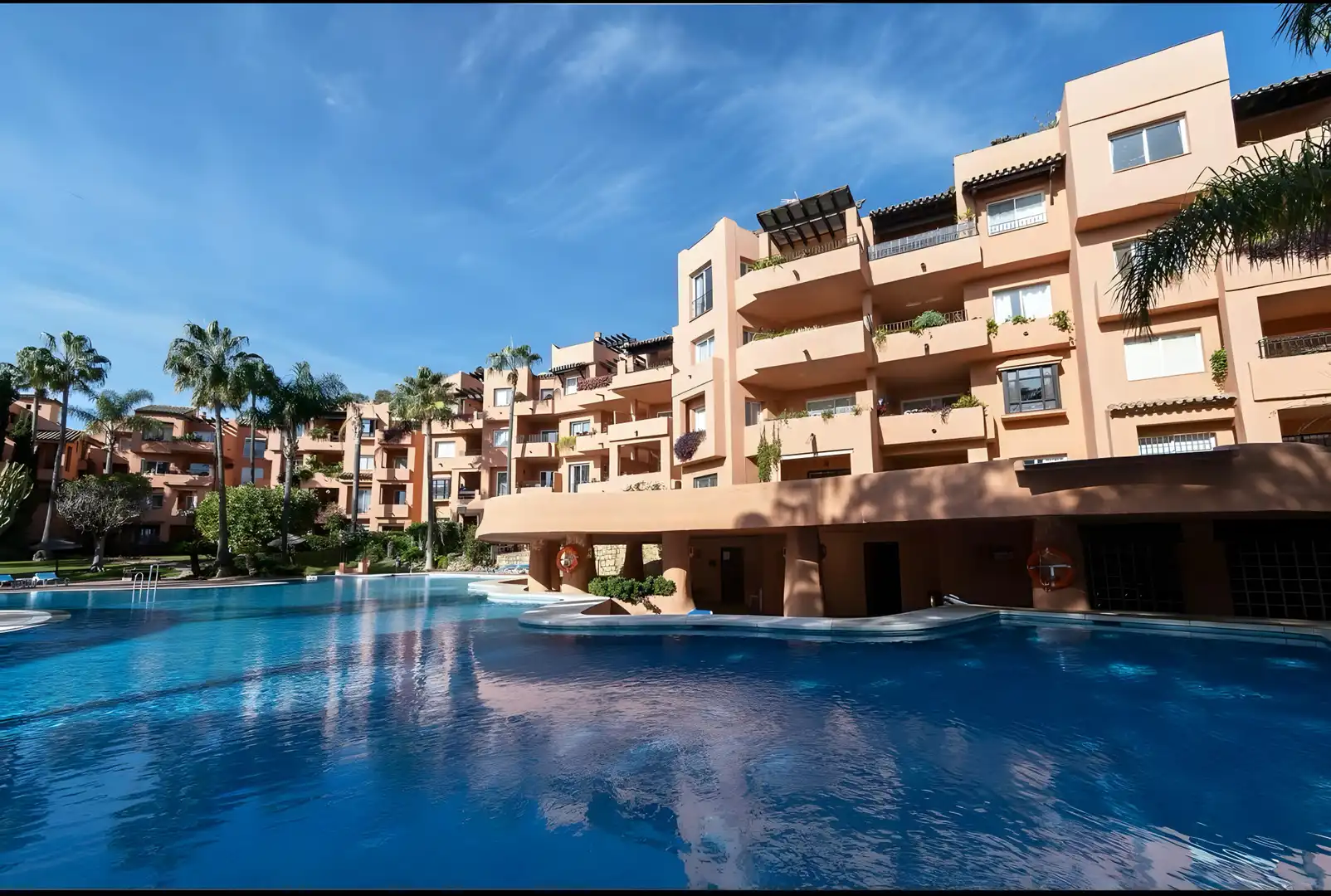 Exterior view of Apartments for rent in Marbella  with Air Conditioner, Terrace and Swimming Pool