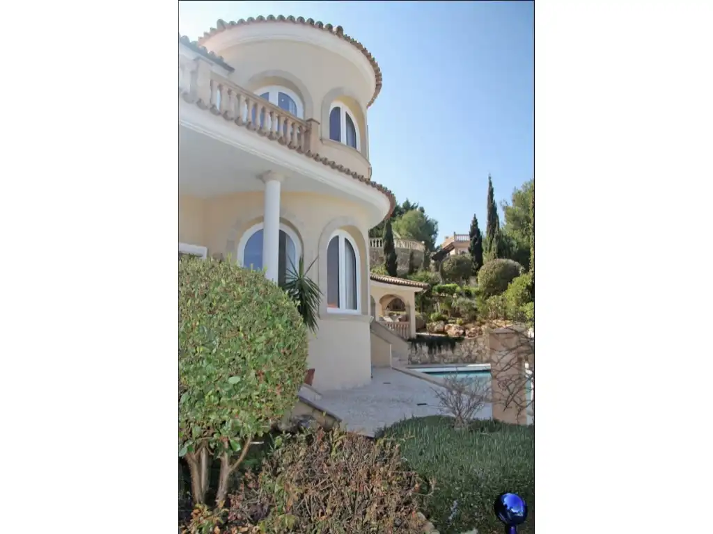 Exterior view of Houses for rent in Calvià  with Air Conditioner, Private garden and Terrace