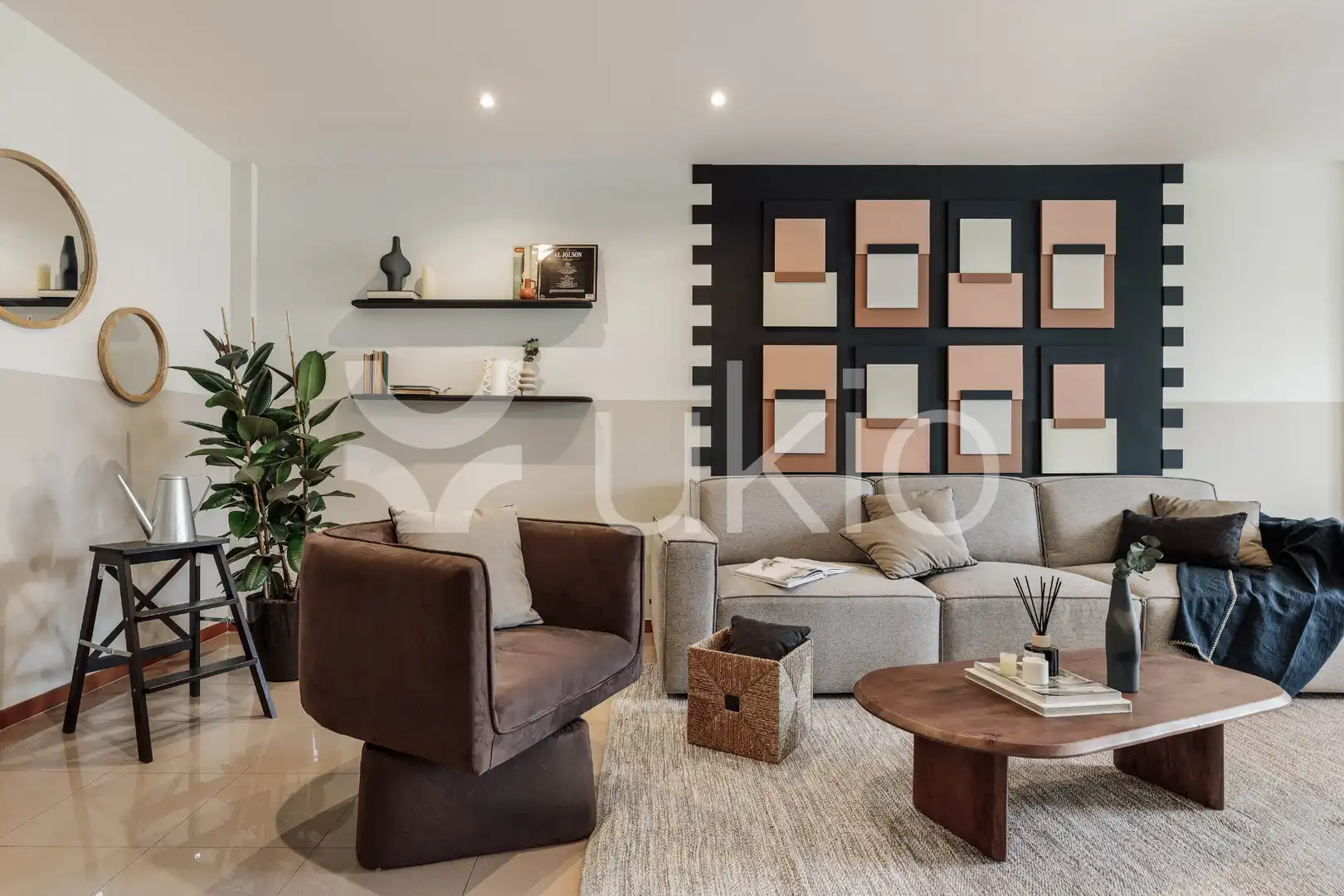 Living room of Apartments for rent in Barcelona  with Air Conditioner, Heating and Furnished