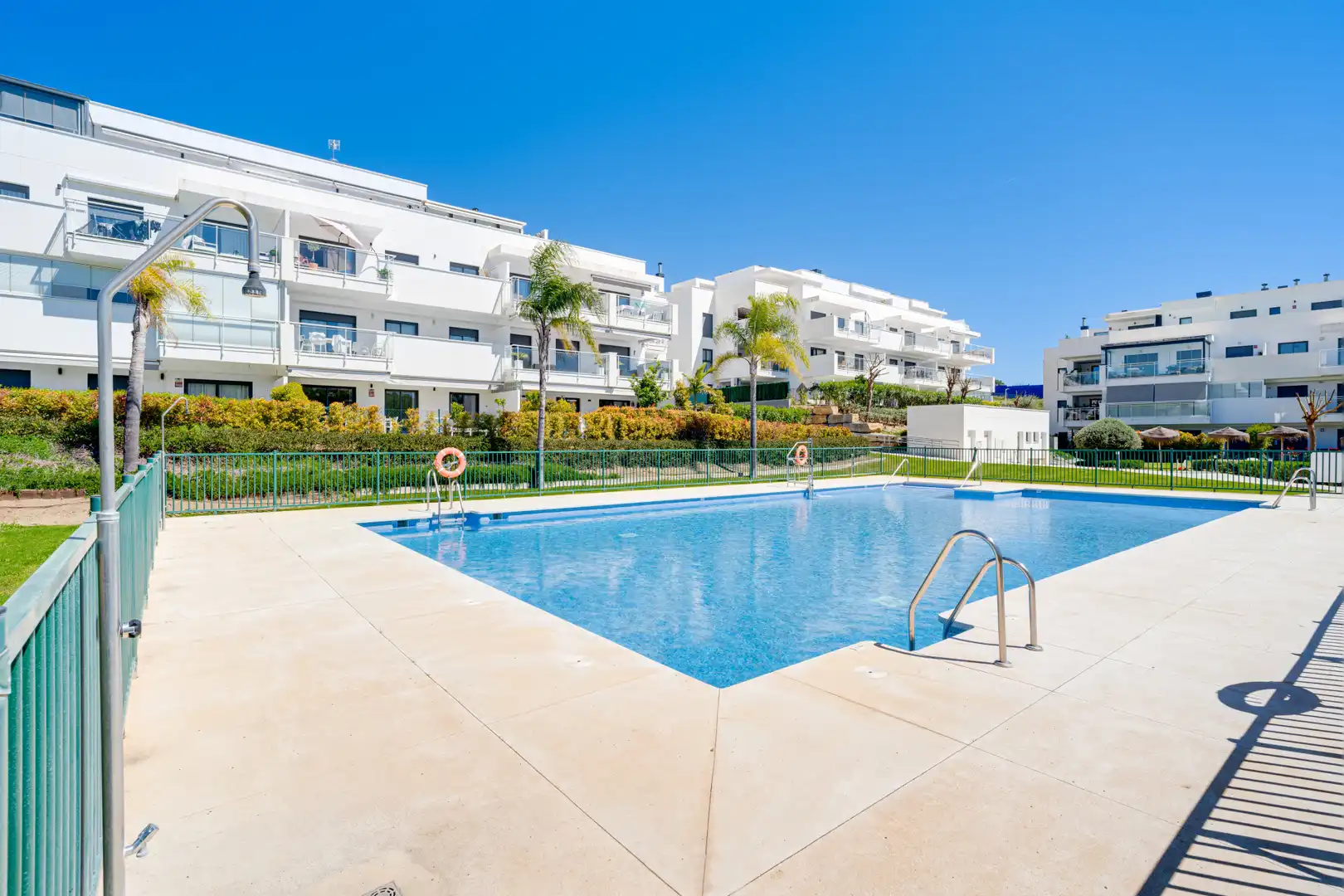 Swimming pool of Ground floor for sale in Mijas  with Air Conditioner, Private garden and Terrace