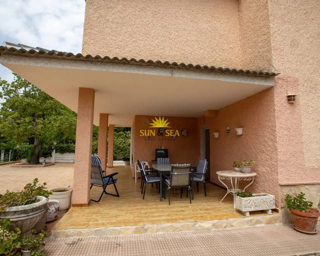 Terrassa de Casa o xalet en venda en Las Torres de Cotillas amb Aire condicionat, Calefacció i Jardí privat
