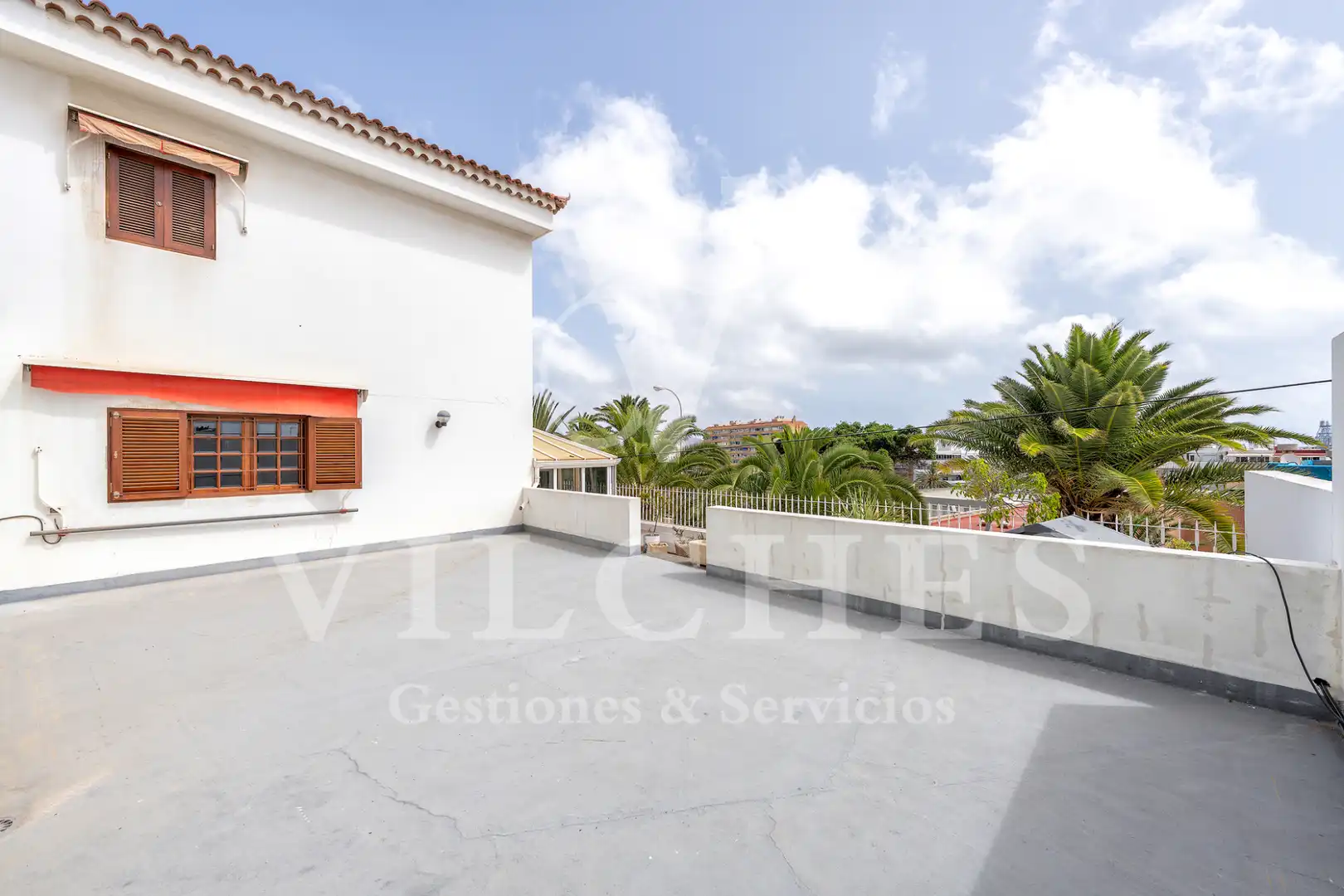 Terraza de Dúplex en venta en Las Palmas de Gran Canaria con Jardín privado, Parquet y Terraza