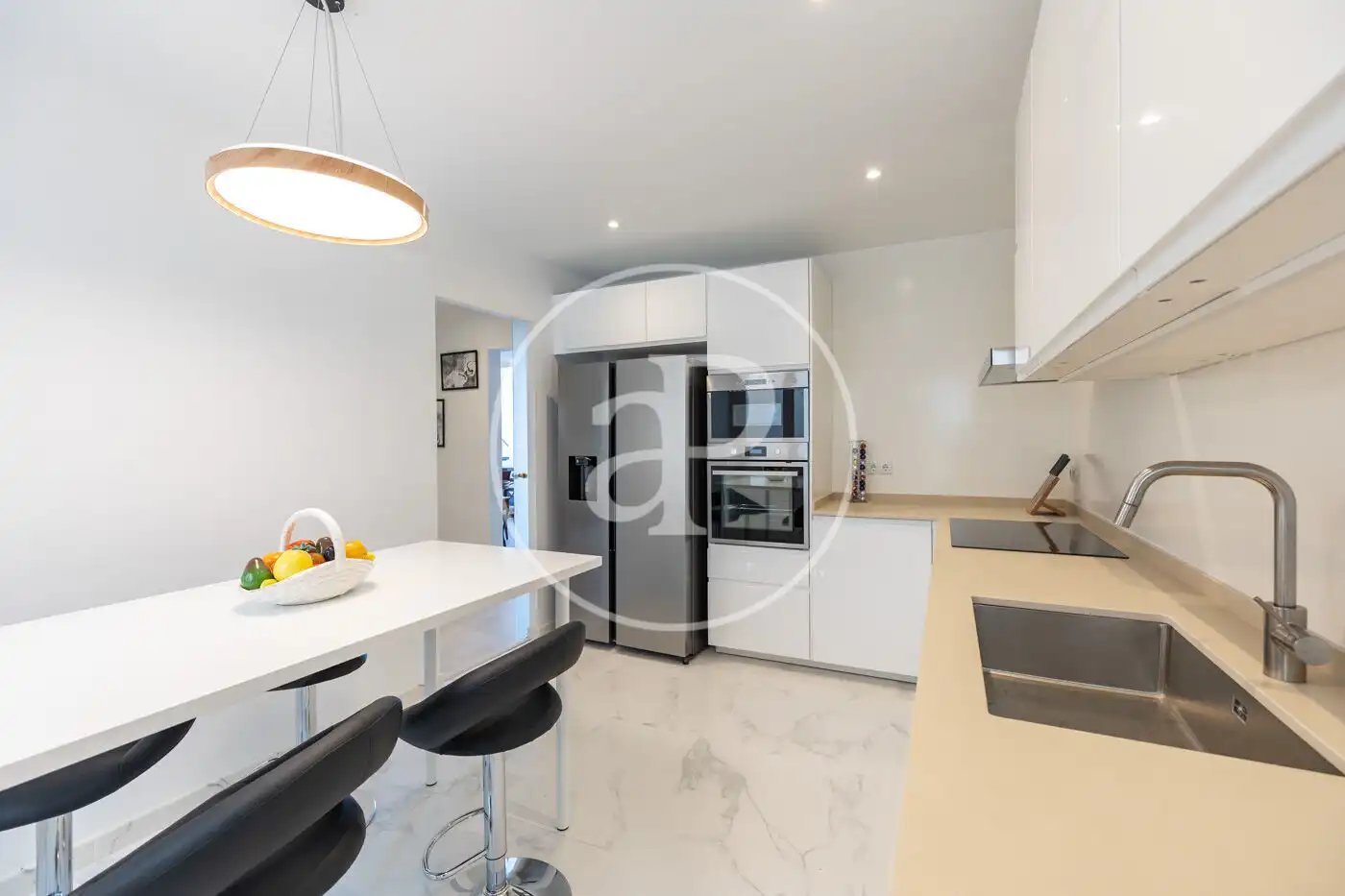 Kitchen of Flat for sale in Barcelona  with Air Conditioner, Heating and Furnished