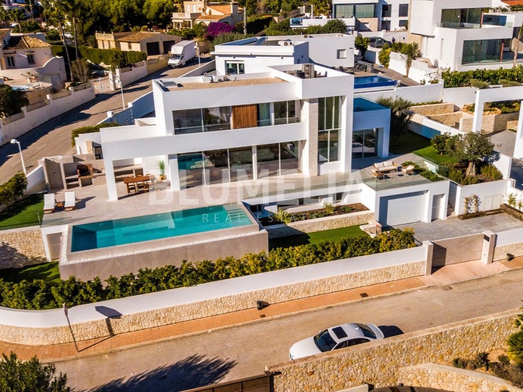Exterior view of House or chalet for sale in Benissa  with Air Conditioner, Heating and Private garden