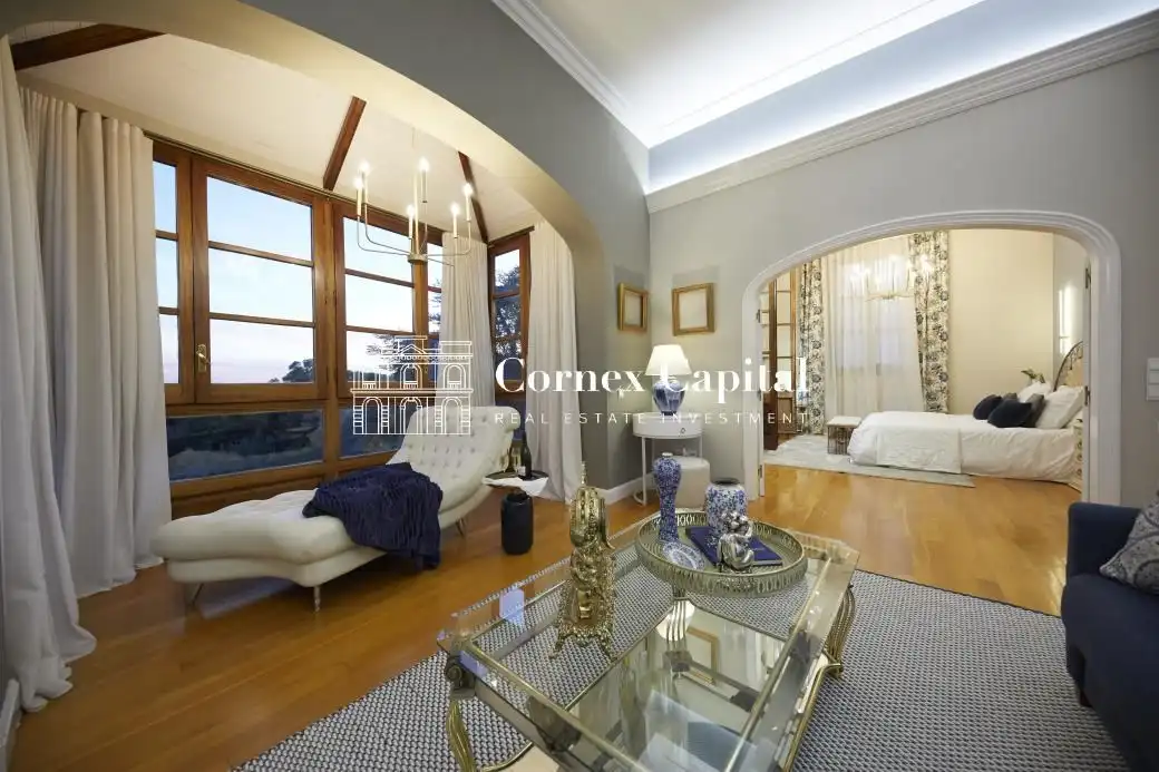 Schlafzimmer von Country house zum Verkauf in Sant Andreu de Llavaneres mit Privatgarten, Terrasse und Schwimmbad
