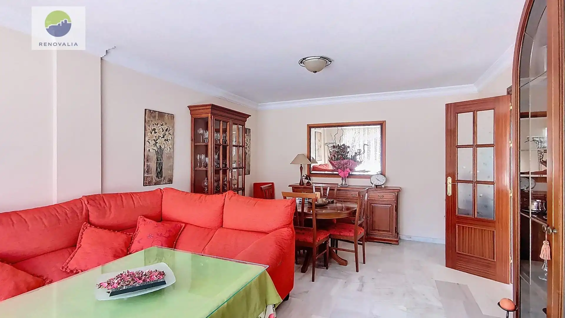 Sala de estar de Casa adosada en venta en Armilla con Calefacción