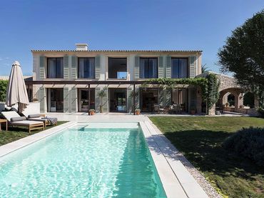 Casa rústica con piscina en venta en Ses Salines Poble