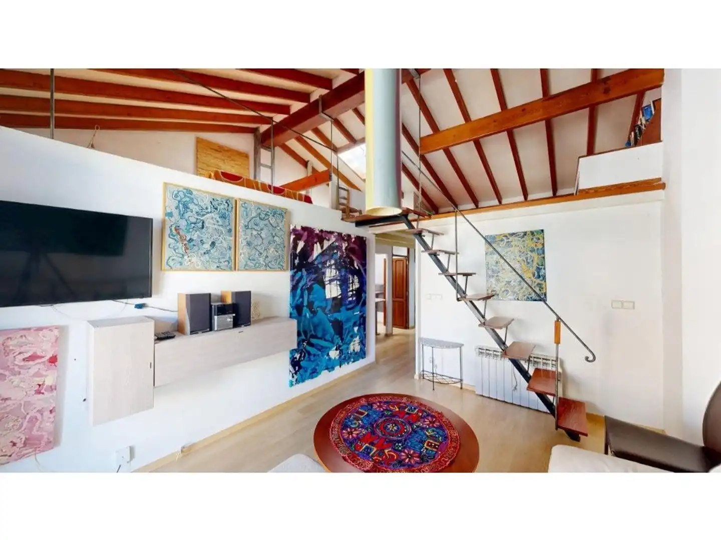 Sala de estar de Piso en venta en Algemesí con Terraza, Amueblado y Balcón
