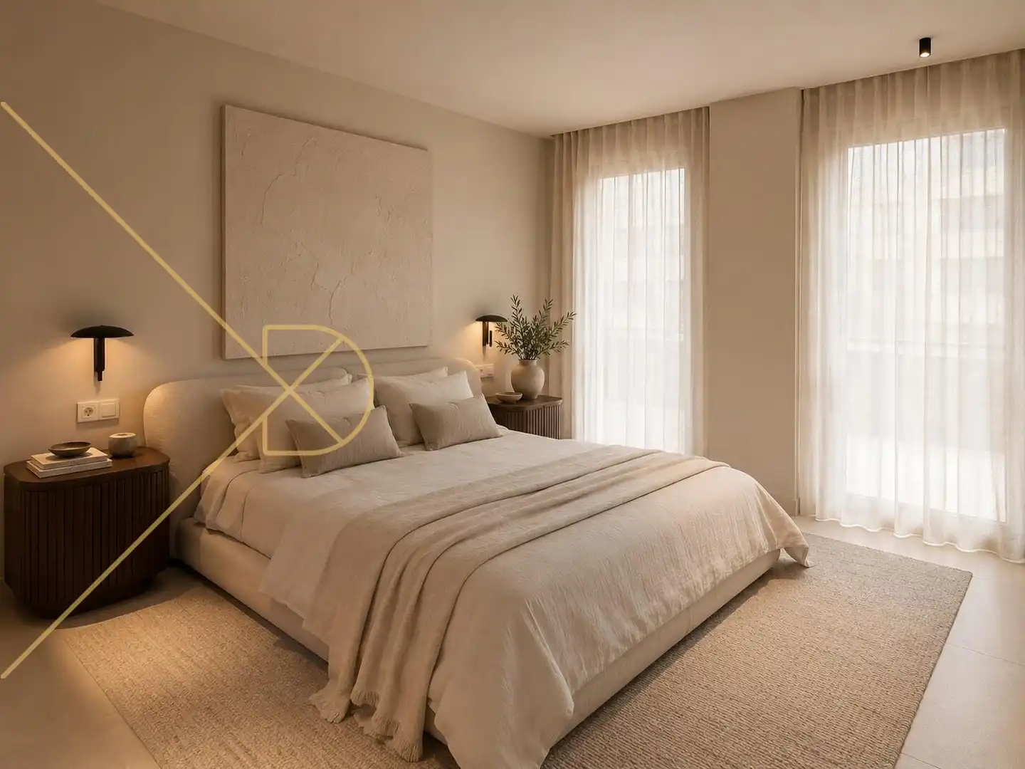 Bedroom of Flat for rent in Barcelona  with Air Conditioner, Heating and Terrace