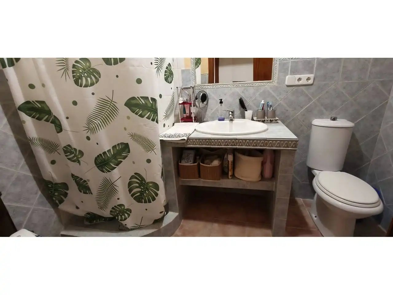 Badezimmer von Haus oder Chalet zum Verkauf in Bunyola mit Privatgarten, Terrasse und Schwimmbad