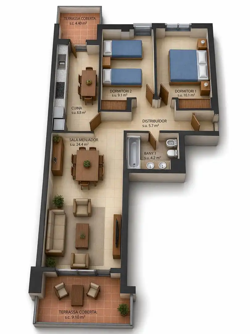 Apartments for sale in La Ràpita  with Terrace, Storage room and Swimming Pool