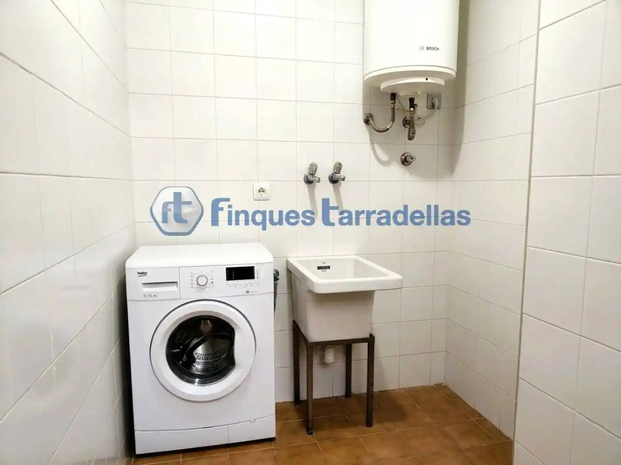 Badezimmer von Wohnung zum Verkauf in Blanes mit Heizung, Terrasse und Abstellraum