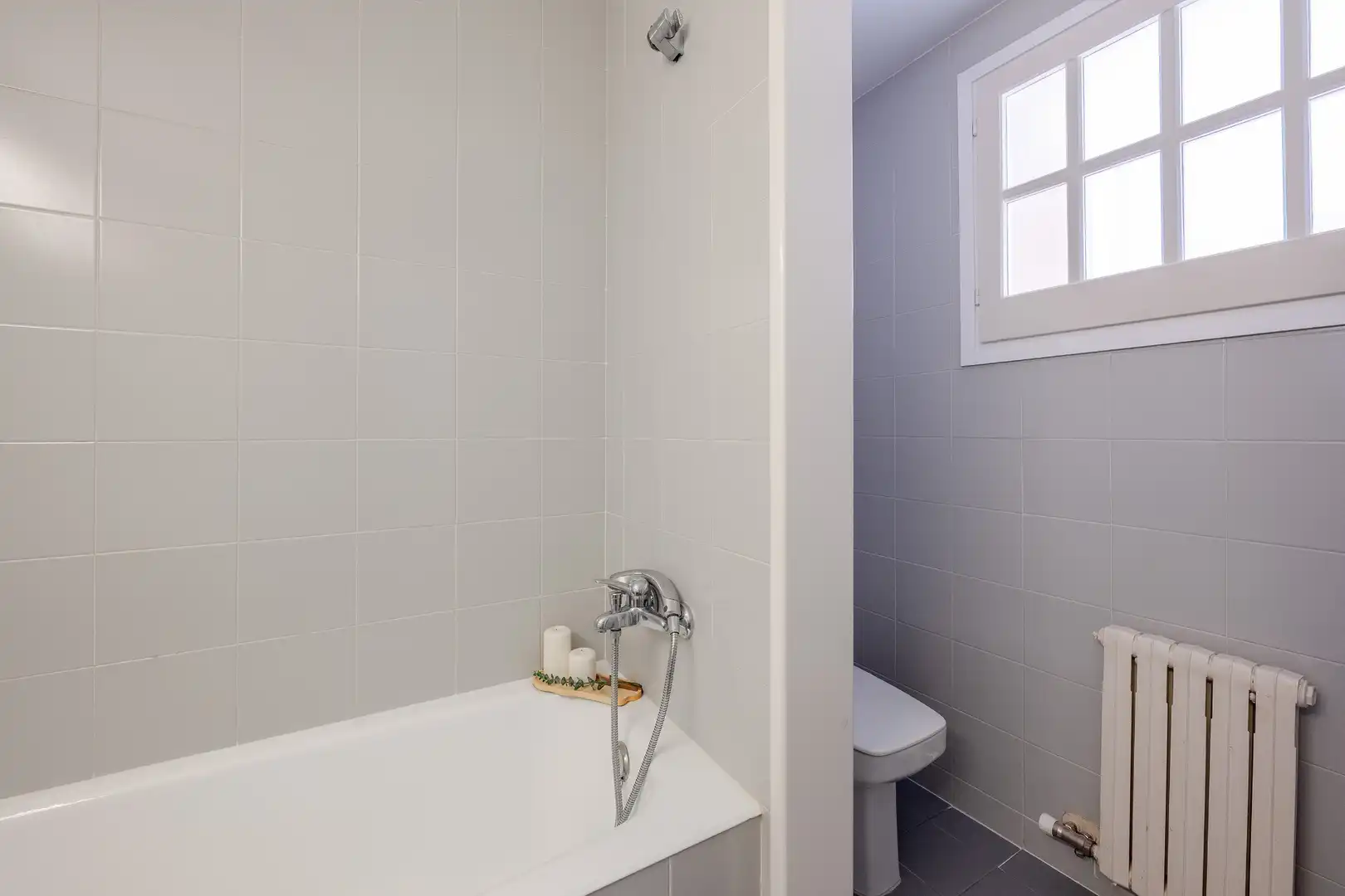 Bathroom of Flat for rent in Sant Andreu de Llavaneres  with Air Conditioner, Heating and Private garden