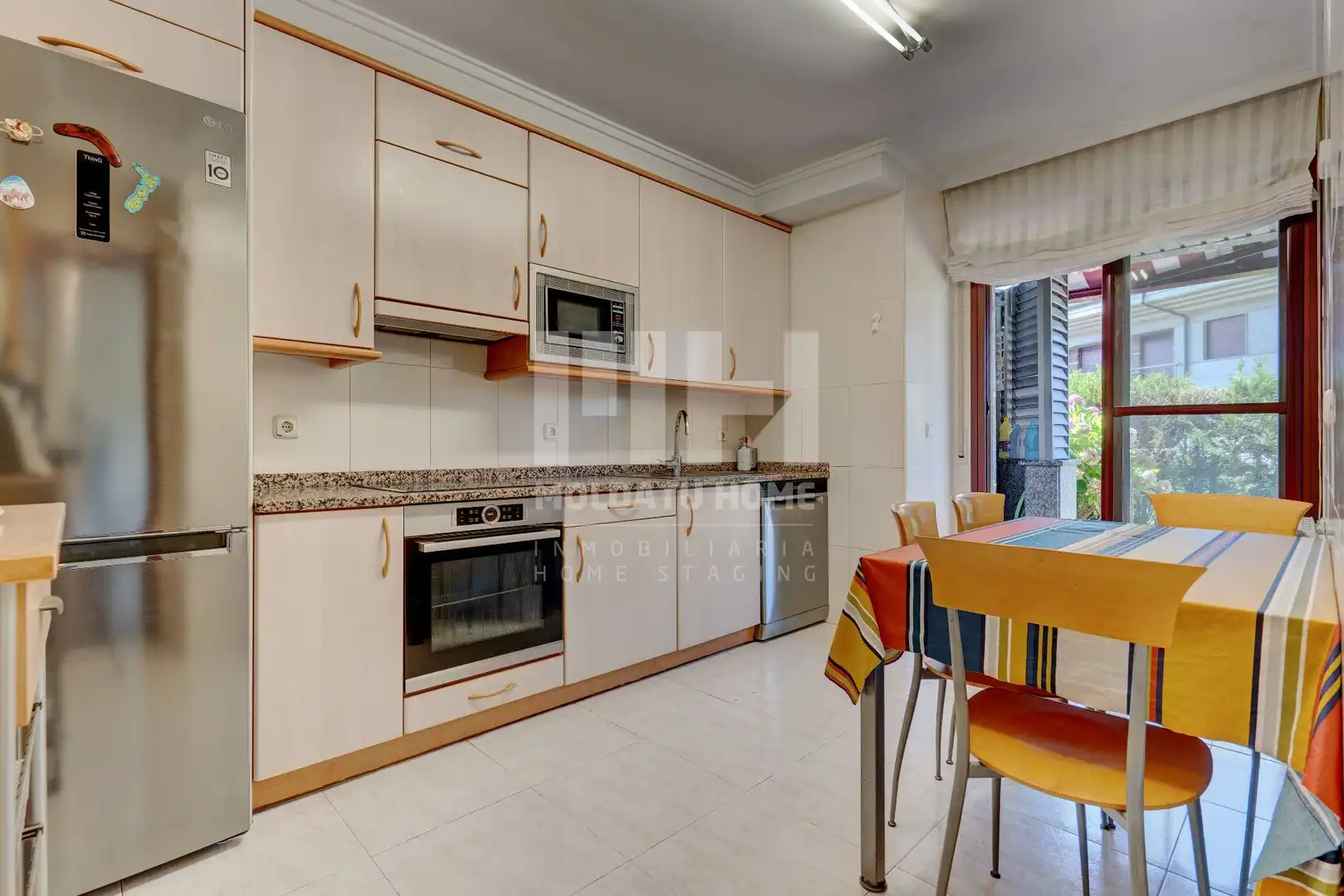 Küche von Wohnung zur Miete in Donostia - San Sebastián  mit Heizung, Privatgarten und Terrasse