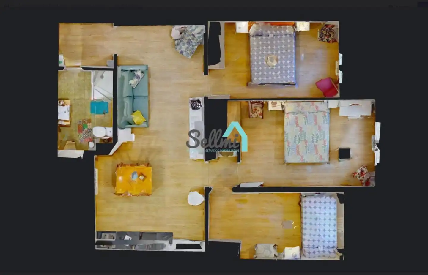 Schlafzimmer von Wohnung zur untervermieten in Centro - Casco Histórico