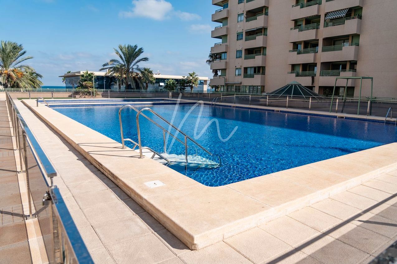 Swimming pool of Flat for sale in Alboraya  with Air Conditioner, Private garden and Balcony