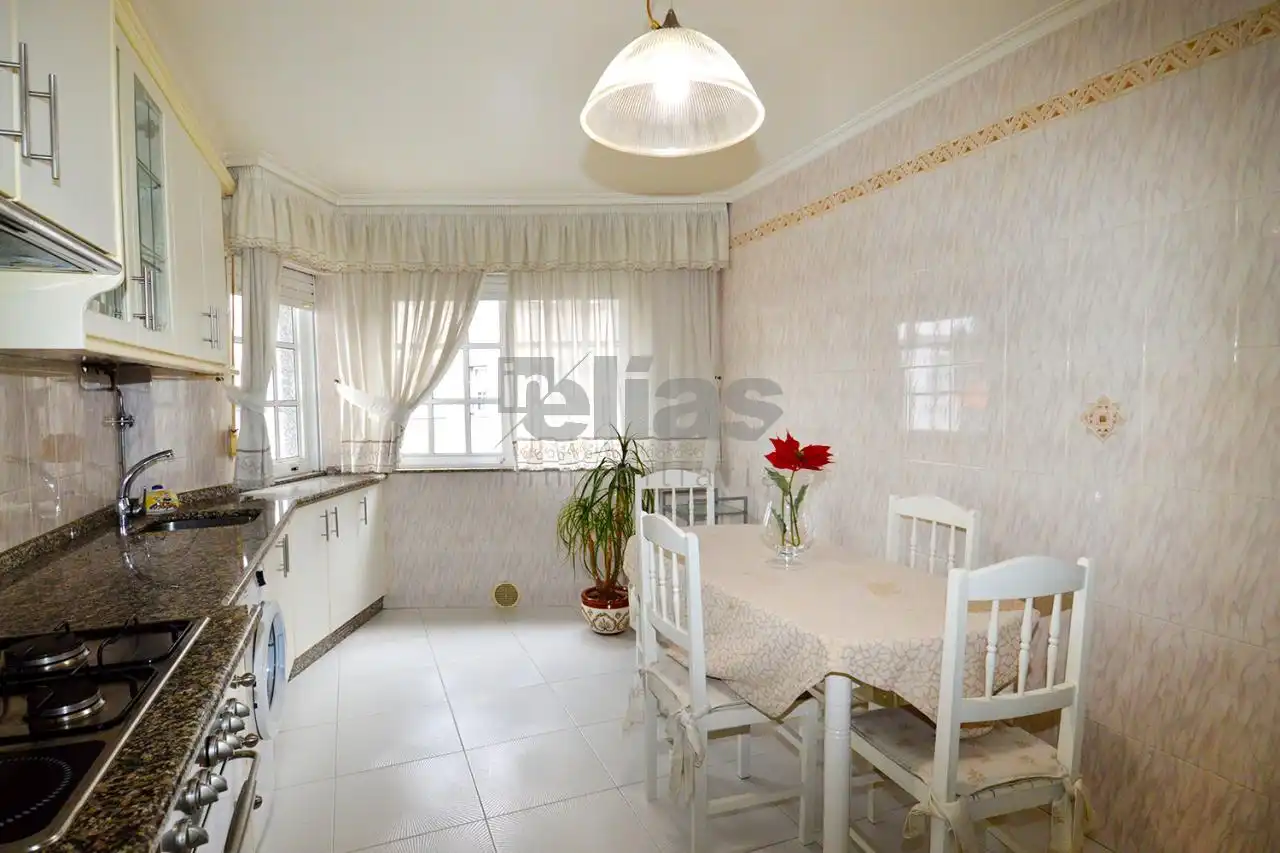 Kitchen of Flat for sale in Zas  with Heating, Parquet flooring and Storage room