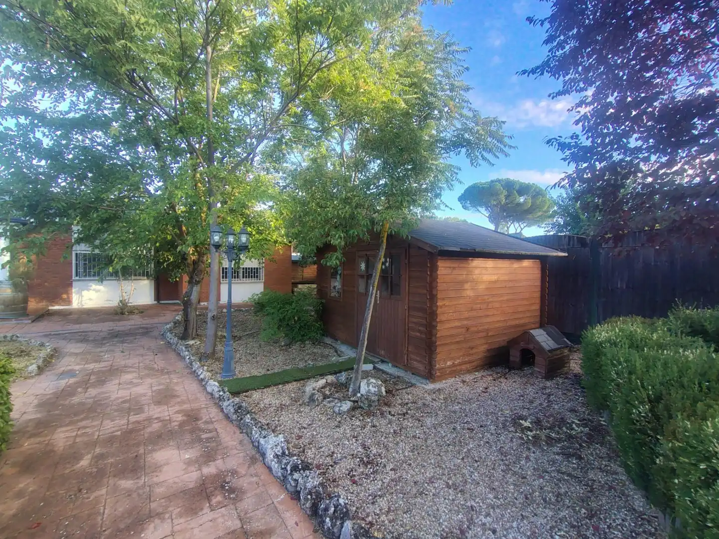 Garten von Haus oder Chalet zur Miete in Viana de Cega mit Klimaanlage, Heizung und Privatgarten