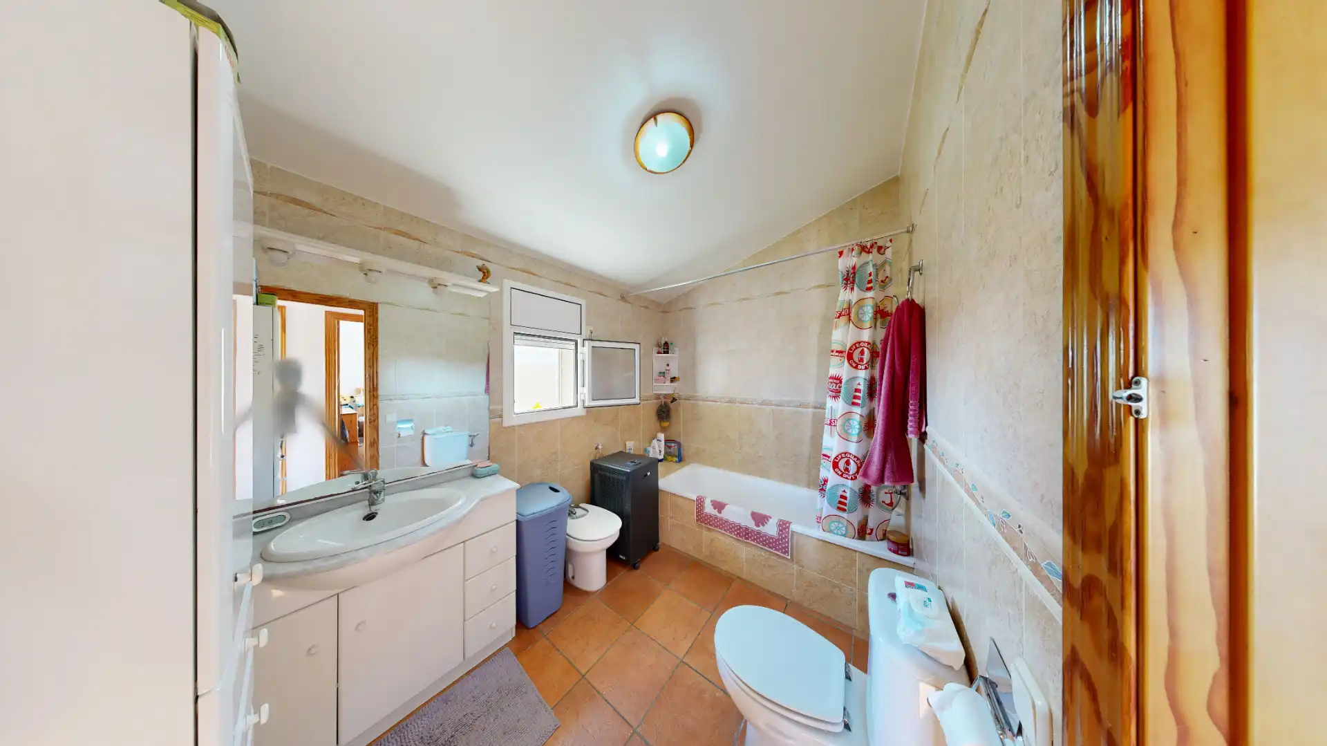 Baño de Casa adosada en venta en L'Ametlla de Mar  con Aire acondicionado, Jardín privado y Terraza
