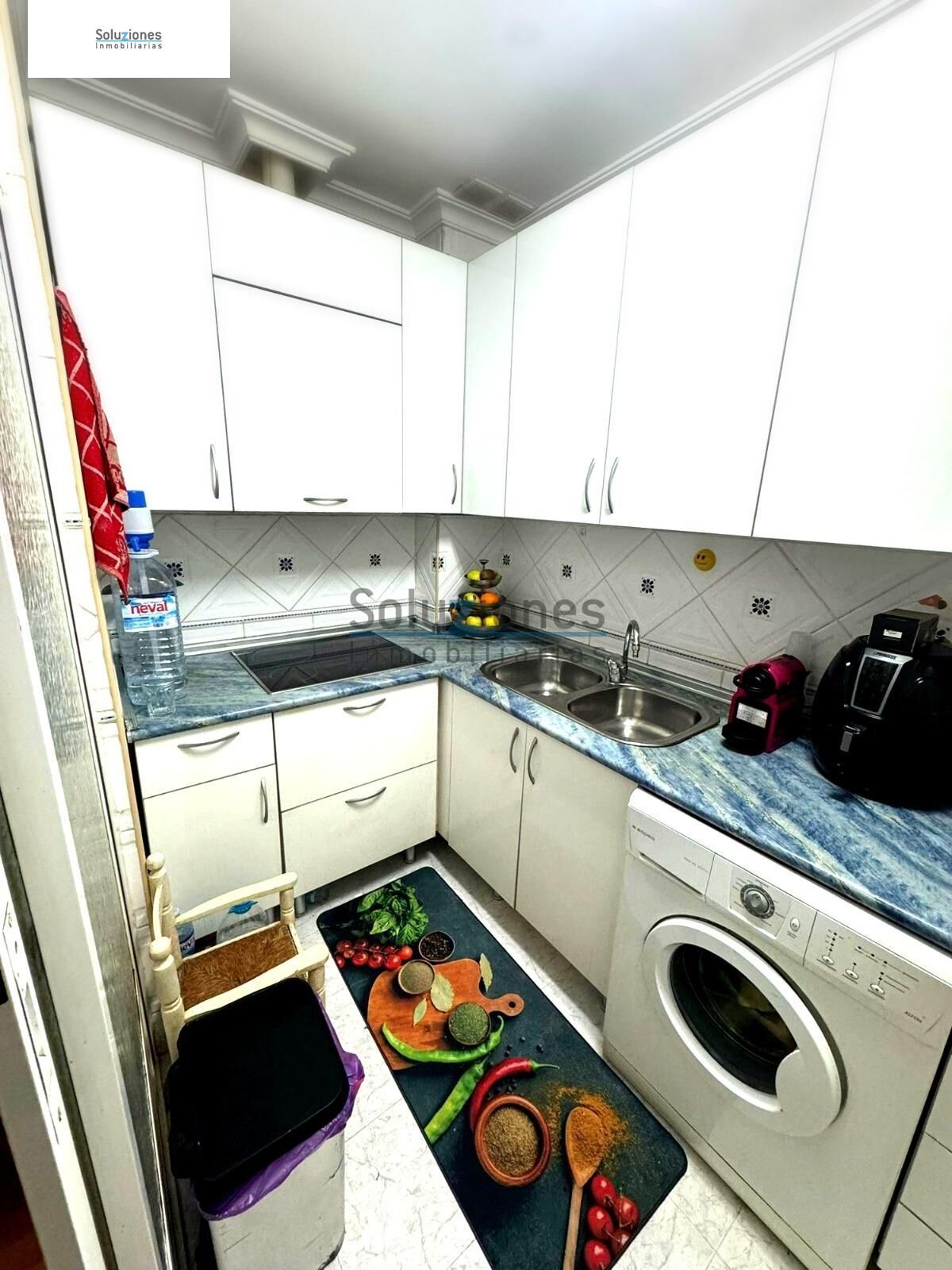 Kitchen of Apartment for sale in  Albacete Capital  with Air Conditioner, Heating and Balcony