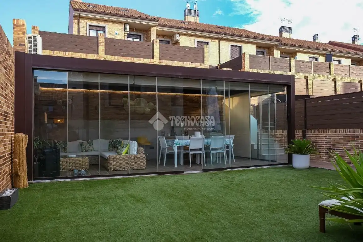 Terrace of Detached homes for sale in Arroyomolinos (Madrid)  with Air Conditioner, Heating and Private garden