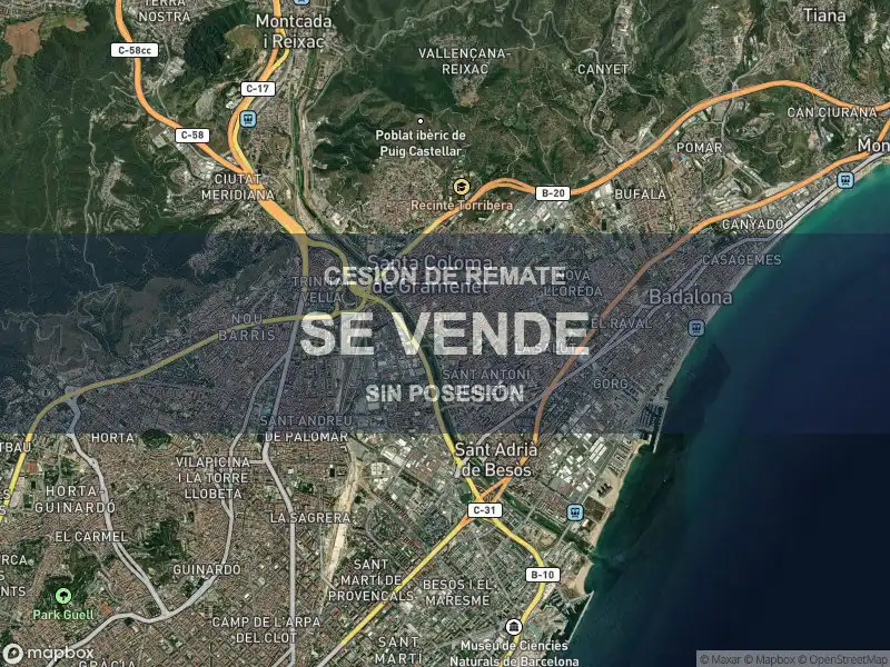 Exterior view of Flat for sale in Badalona