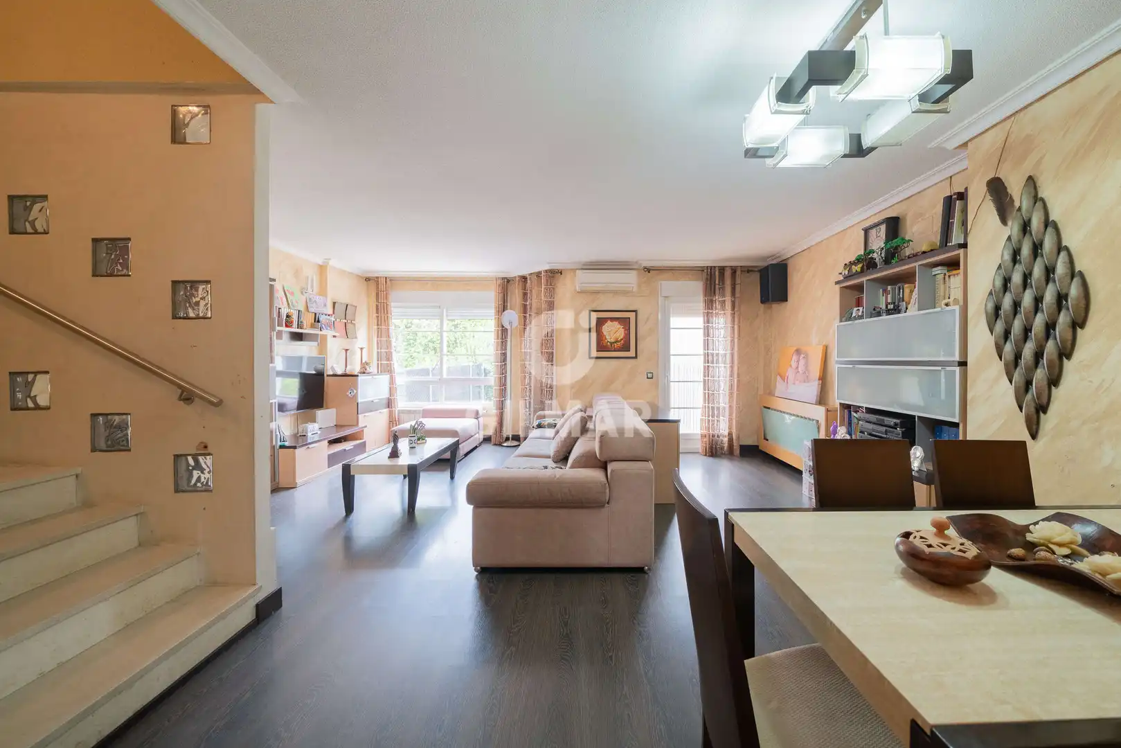 Sala de estar de Casa o chalet en venta en Algete con Calefacción, Jardín privado y Parquet