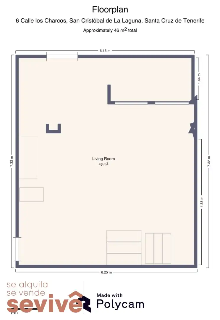 Sala d'estar de Oficina de lloguer en San Cristóbal de la Laguna amb Terrassa