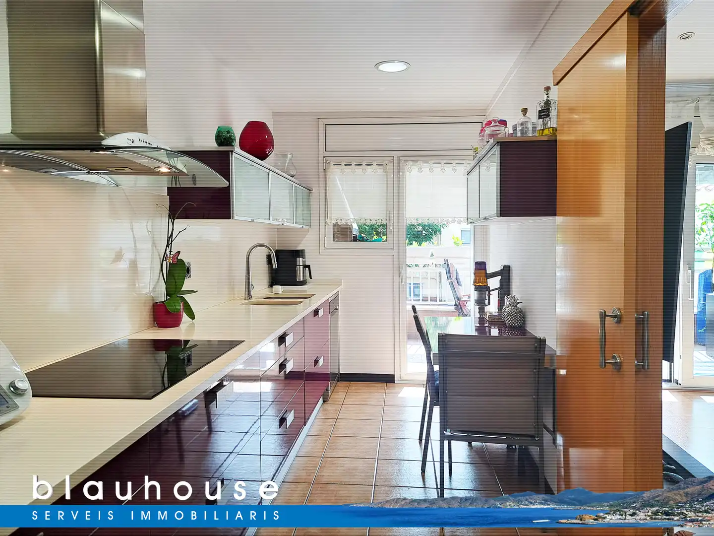 Cocina de Casa adosada en venta en Llançà con Aire acondicionado, Calefacción y Parquet