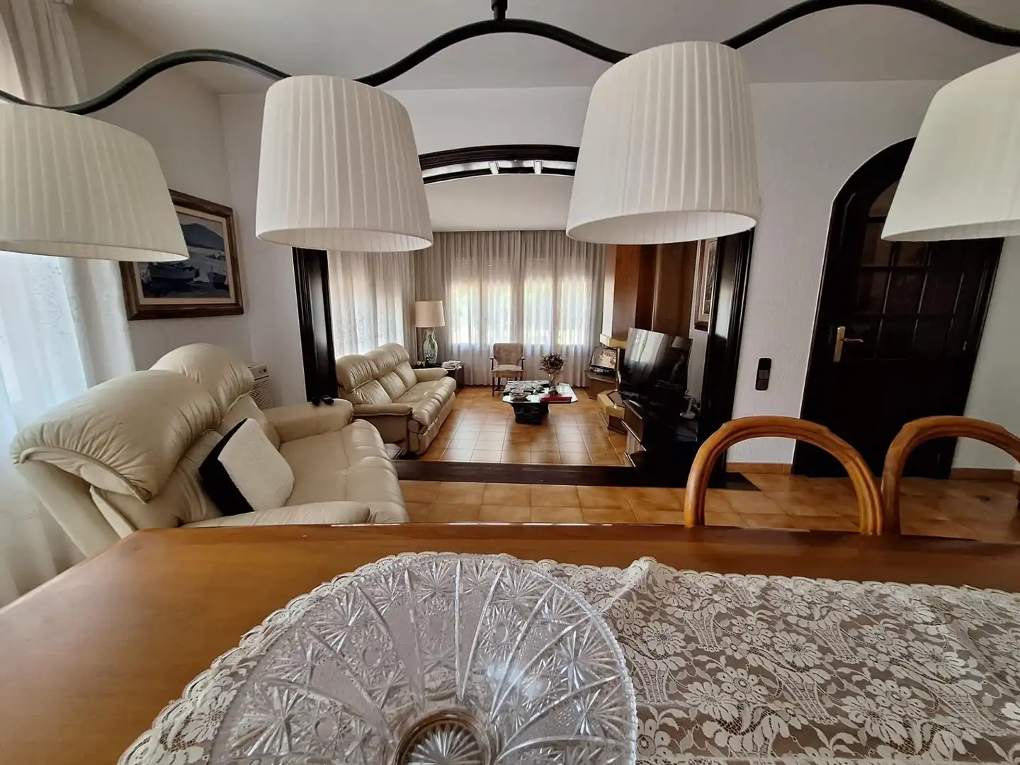 Sala d'estar de Casa o xalet en venda en Castellar del Vallès amb Aire condicionat, Calefacció i Jardí privat