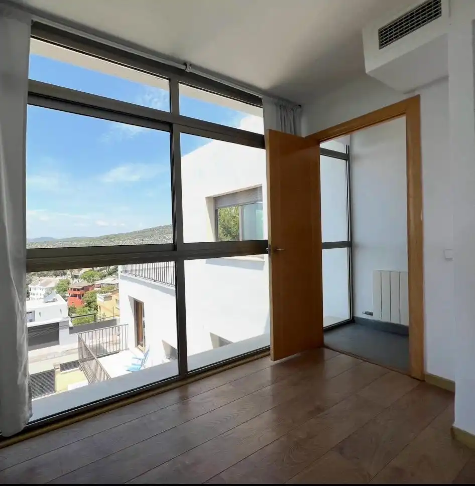 Schlafzimmer von Haus oder Chalet zur Miete in Sitges mit Klimaanlage, Heizung und Privatgarten