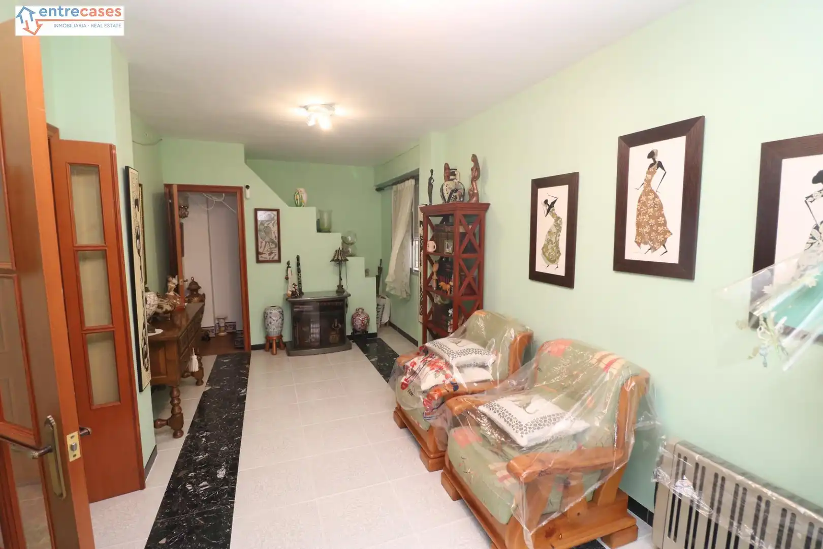 Sala de estar de Planta baja en venta en Gilet con Amueblado y Balcón