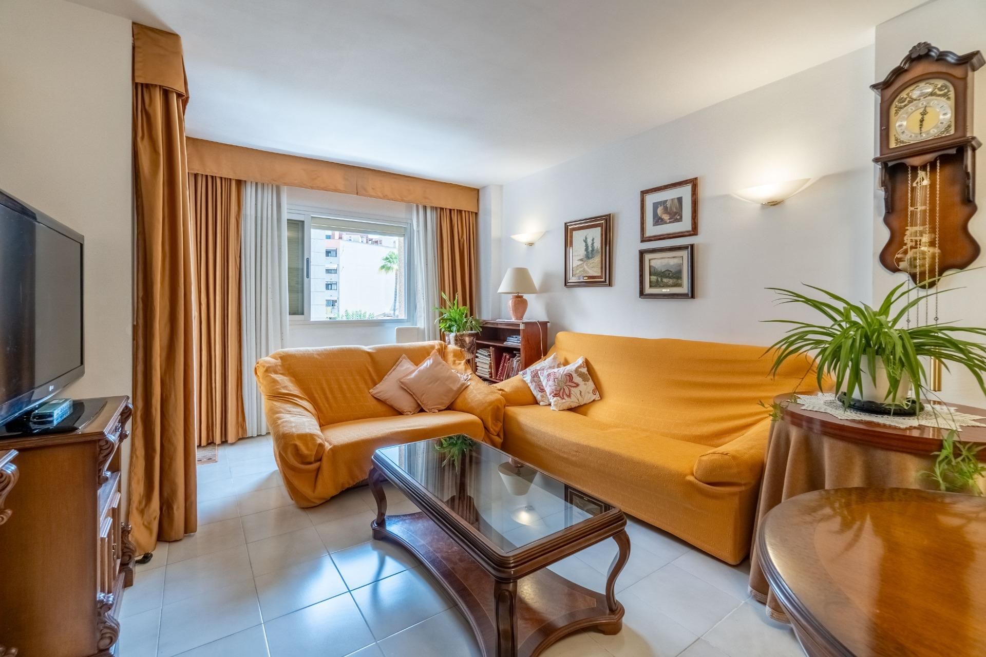 Living room of Flat for sale in  Palma de Mallorca  with Air Conditioner, Terrace and Balcony