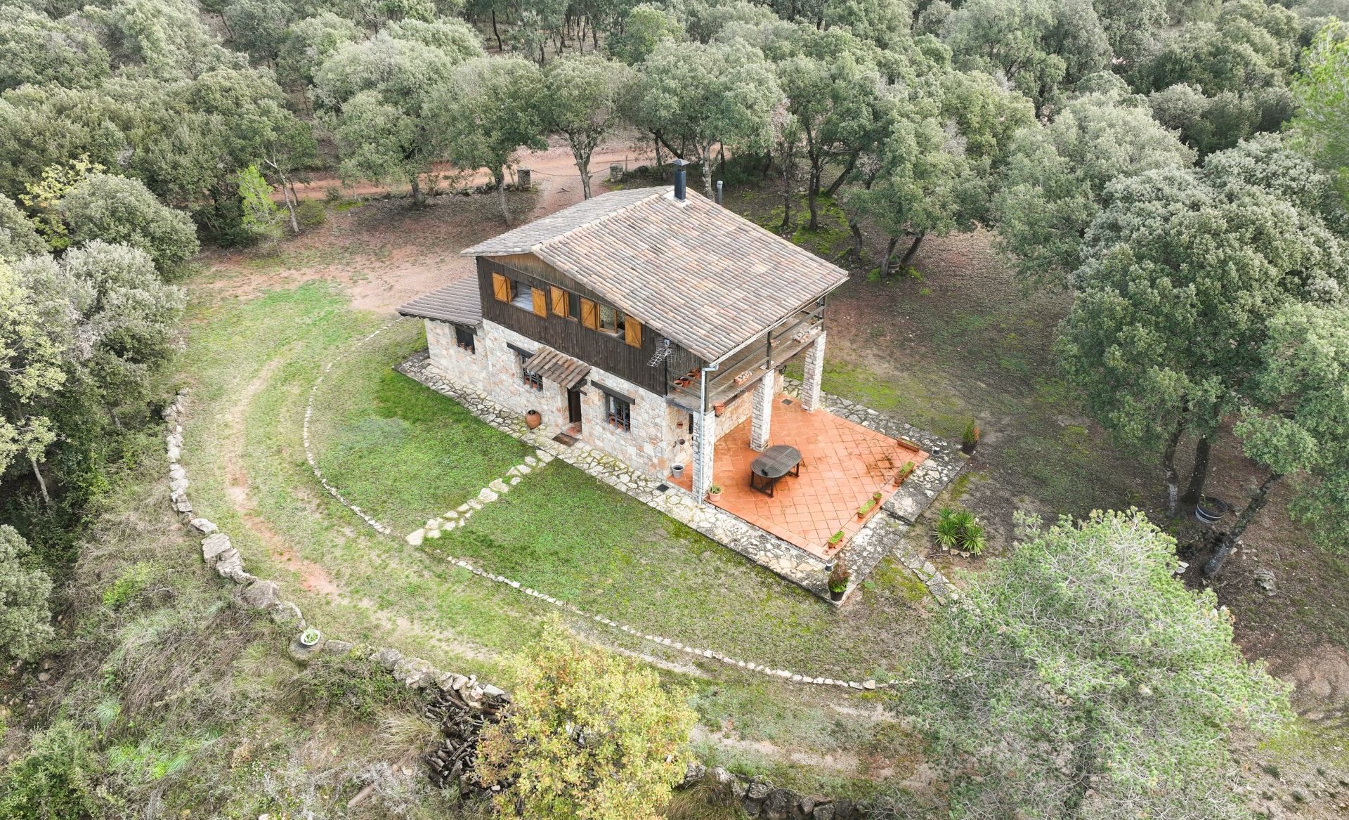 Vista exterior de Casa o xalet en venda en El Brull amb Calefacció, Terrassa i Traster