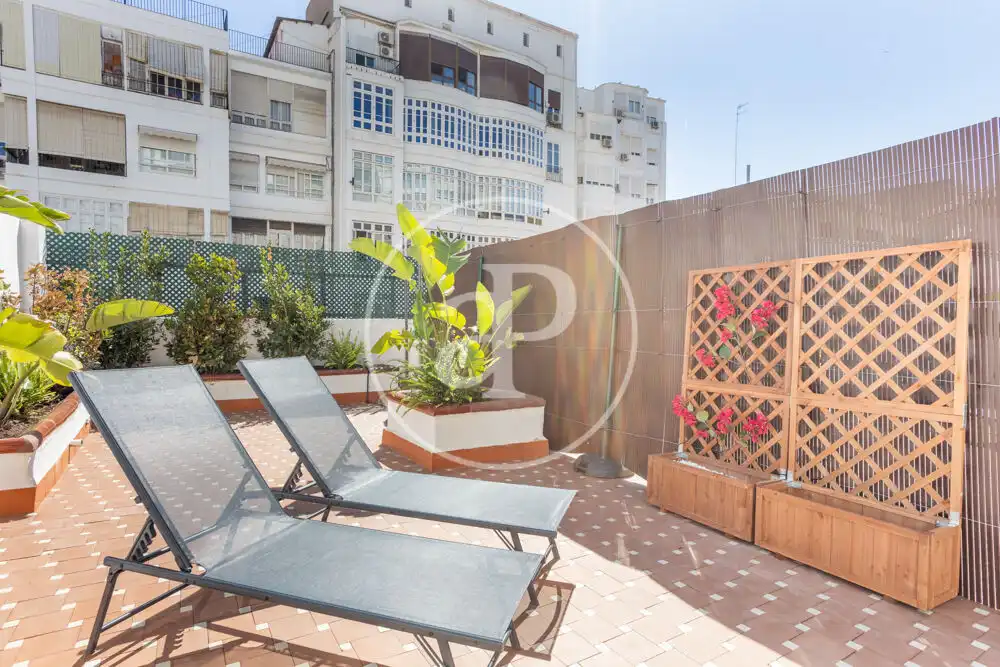 Terrasse von Wohnung zur Miete in Valencia mit Klimaanlage, Heizung und Terrasse