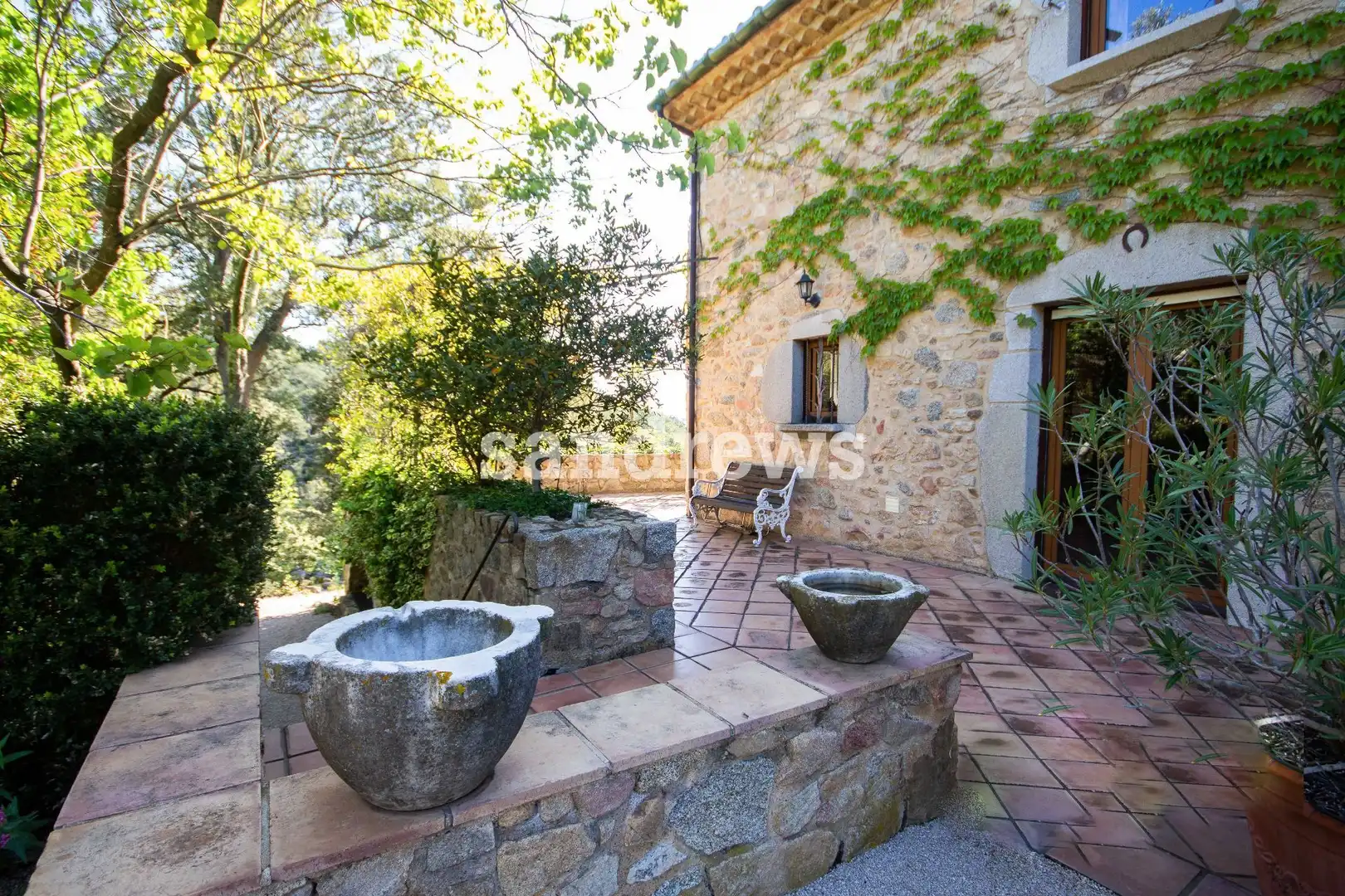Garden of Country homes for sale in Agullana  with Air Conditioner, Heating and Private garden