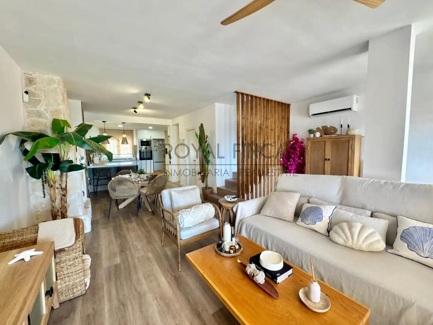 Living room of Detached homes for sale in Benalmádena  with Air Conditioner, Terrace and Furnished