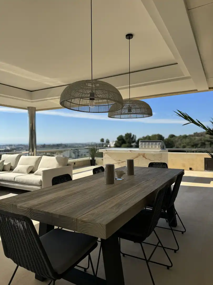 Terraza de Ático de alquiler en Marbella con Aire acondicionado, Terraza y Amueblado