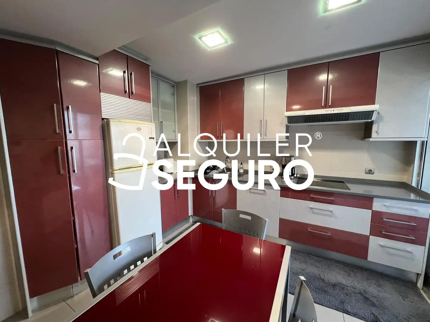 Cocina de Piso de alquiler en Madrid con Aire acondicionado, Calefacción y Terraza