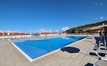 Swimming pool of Single-family semi-detached for sale in Santiago del Teide  with Air Conditioner, Terrace and Furnished