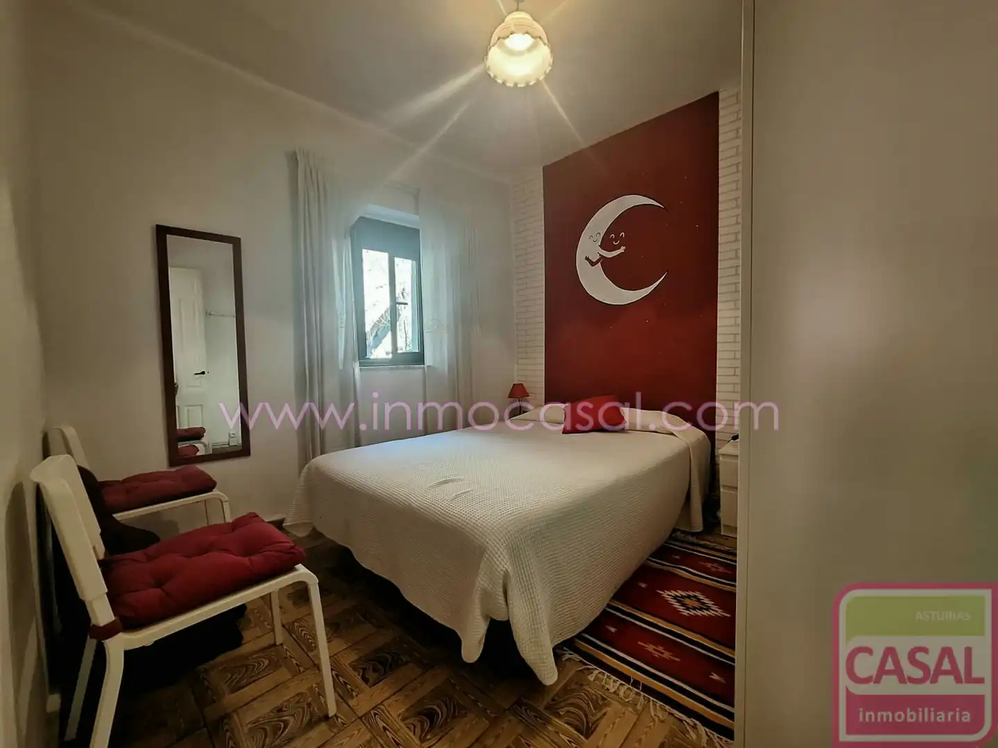 Bedroom of Flat for sale in Mieres (Asturias)  with Terrace and Furnished