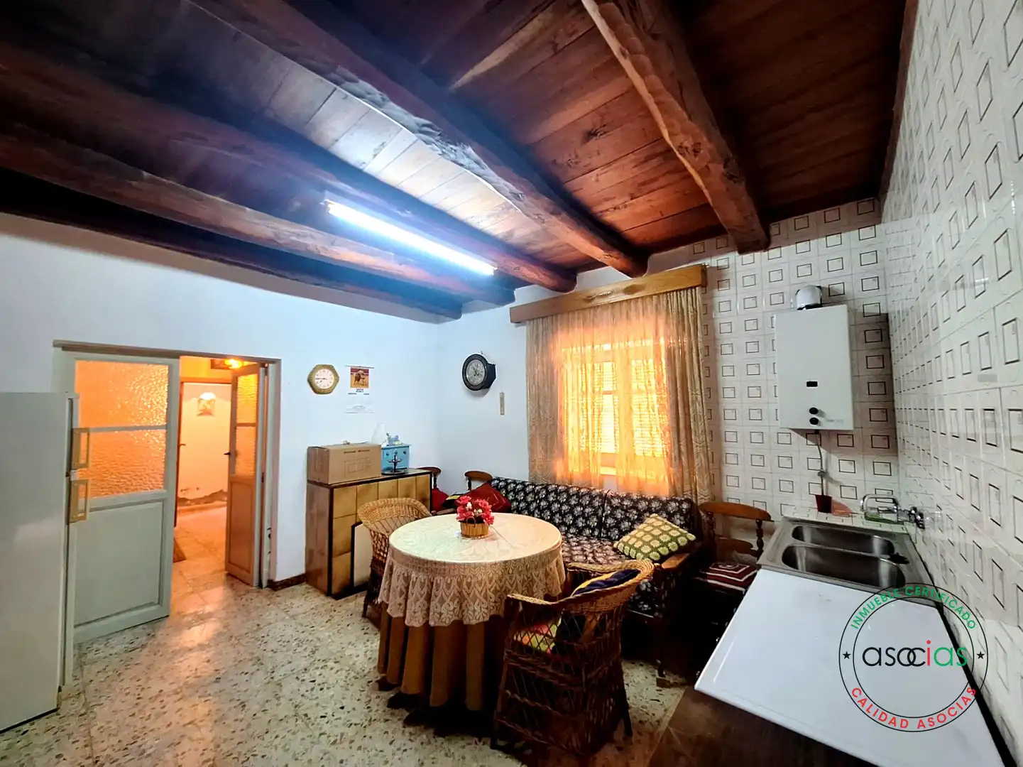 Sala de estar de Casa adosada en venta en Sahagún con Jardín privado